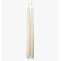 Dripless White 12" Taper Candles, Set of 2