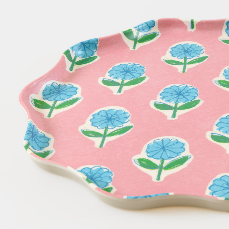 Flora Reusable Large Plates, Set of 6