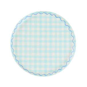 Gingham Reusable Small Plates