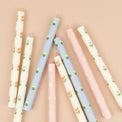 Floral Table Candles, Set of 8
