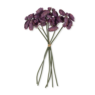 Artificial Purple Ranunculus Bunch