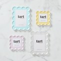 Mini Butter Yellow Scalloped Acrylic Photo Frame