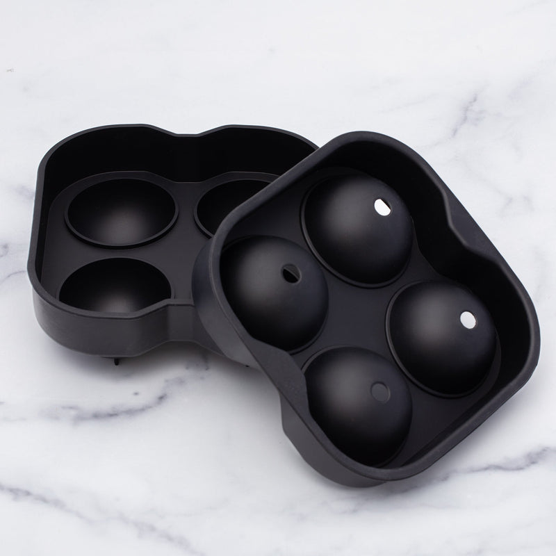 Black Round Silicone XL Ice Mold