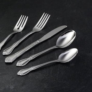 1 Rose Dinner Spoons, Set of 4