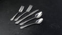 1 Rose Dinner Forks, Set of 4