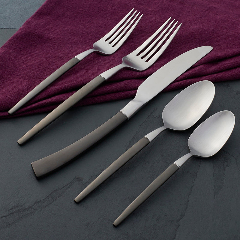 Adjacent Midnight 20-Piece Flatware Set
