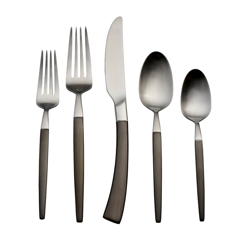Adjacent Midnight 20-Piece Flatware Set