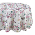 Butterfly Meadow Floral 70x70 Round Tablecloth