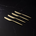Gaze Champagne Satin Spreaders, Set of 4