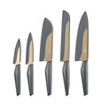 10-Piece Cutlery Set in Grey and Champagne
