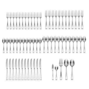 Moda Satin 65-Piece Flatware Set