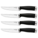 Epicure Black Steak Knives, Set of 4