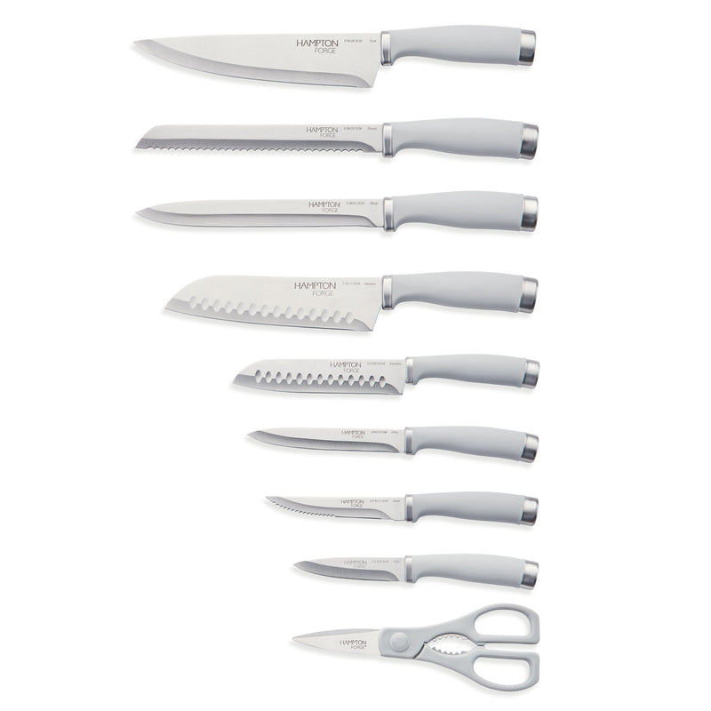Epicure Cool Grey 15-Piece Cutlery Block Set