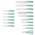 Epicure Pistachio 17-Piece Cutlery Block Set