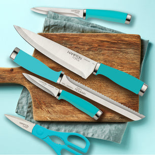 Epicure 1 Aqua 15-Piece Cutlery Block Set