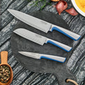 Orion Blue 14-Piece Cutlery Block Set