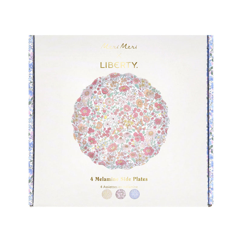 Meri Meri X Liberty Floral Melamine Small Plate, Set of 4