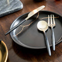 Gaze Black Champagne Satin Spreaders, Set of 4