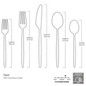 Gaze Champagne Satin 20-Piece Flatware Set