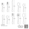 Louisiana 45-Piece Flatware Set