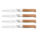 Argent Lynden Olive Wood Steak Knives, Set of 4