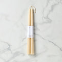 Dipped Parchment 12" Taper Candle, Set of 2