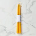 Dipped Saffron12" Taper Candle, Set of 2