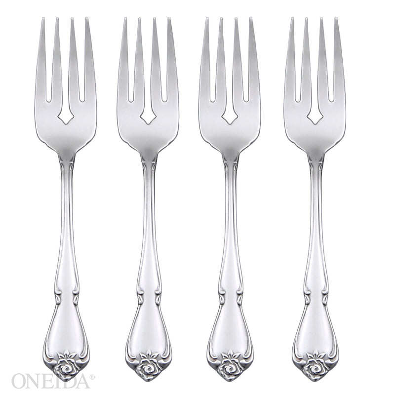 1 Rose Salad Forks, Set of 4