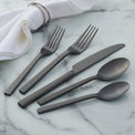 Chefs Table Midnight Matte 20-Piece Flatware Set