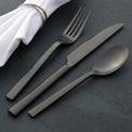 Chefs Table Midnight Matte 20-Piece Flatware Set