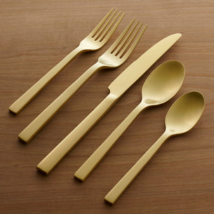 Chef's Table Champagne 20 Piece Everyday Flatware Set, Service For 4