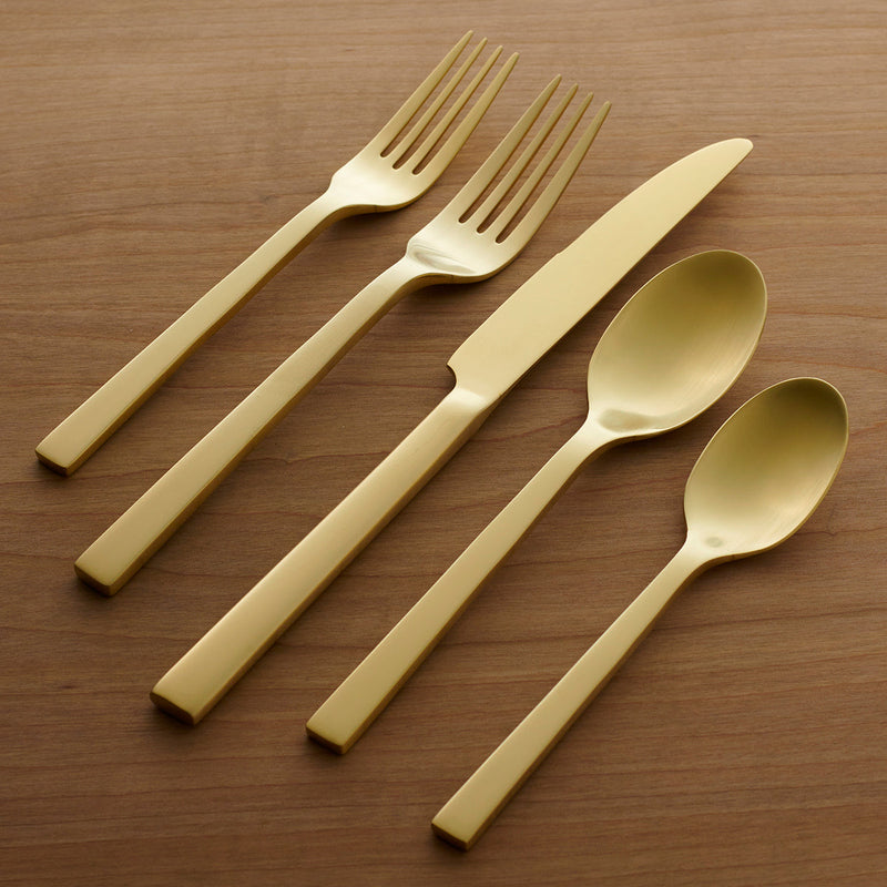 Chef's Table Champagne 20 Piece Everyday Flatware Set, Service For 4
