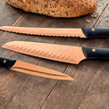 Knight Copper 13-Piece Cutlery Block Set