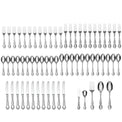 Mandolina 65-Piece Flatware Set
