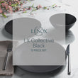 LX Collective Black 12-Piece Dinnerware Set