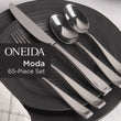 Moda 65-Piece Flatware Set
