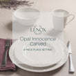 Opal Innocence Carved 4-Piece Place Setting