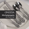 Michelangelo 45-Piece Flatware Set