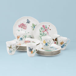 Butterfly Meadow 18-Piece Dinnerware Set 