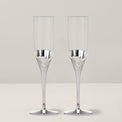 1 Love 2-Piece Toasting Flute Set