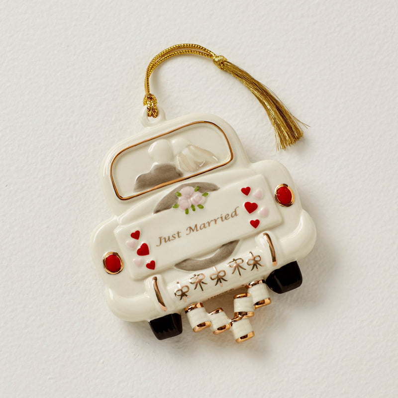 Personalized Just Married Ornament