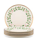 Holiday Salad Plates, Set of 6