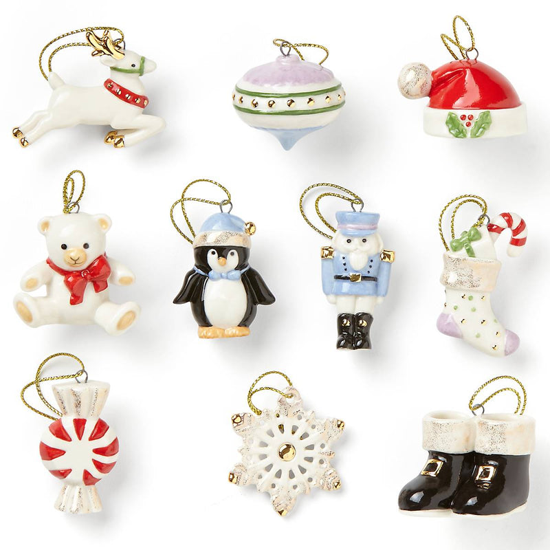Christmas Memories 10-Piece Mini Ornament Set