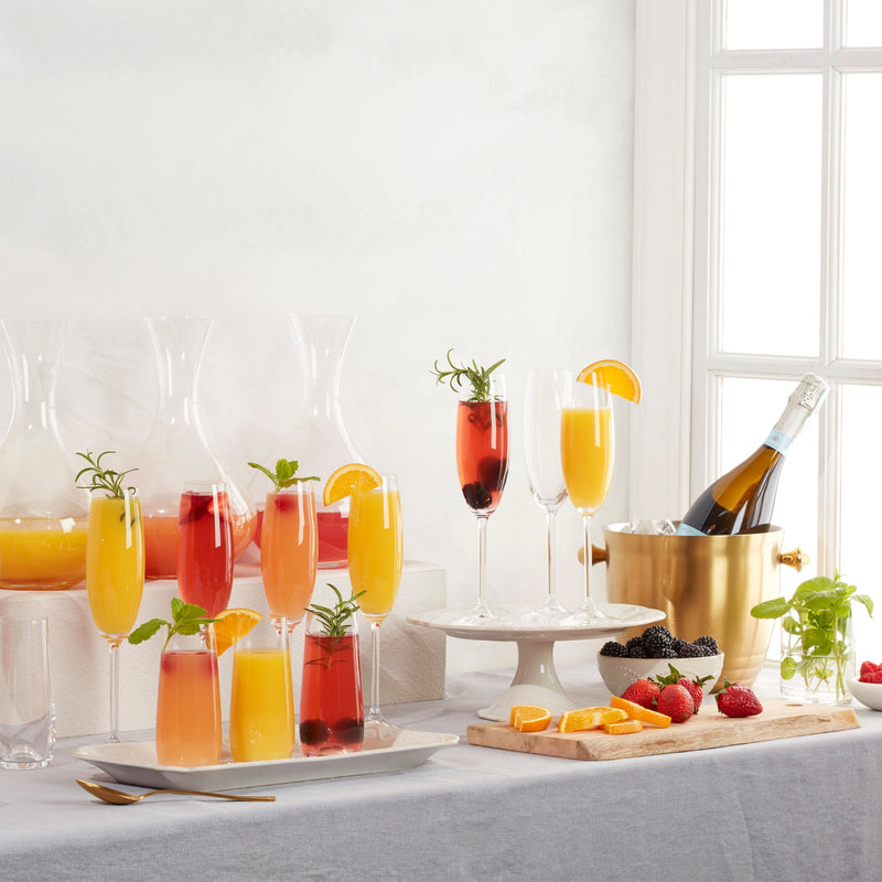 Tuscany Classics Champagne Flute Glasses, Set of 6