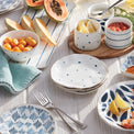 Blue Bay Tidbit Plates, Set of 4