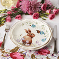 Butterfly Meadow Bunny Accent Plates, Set of 4