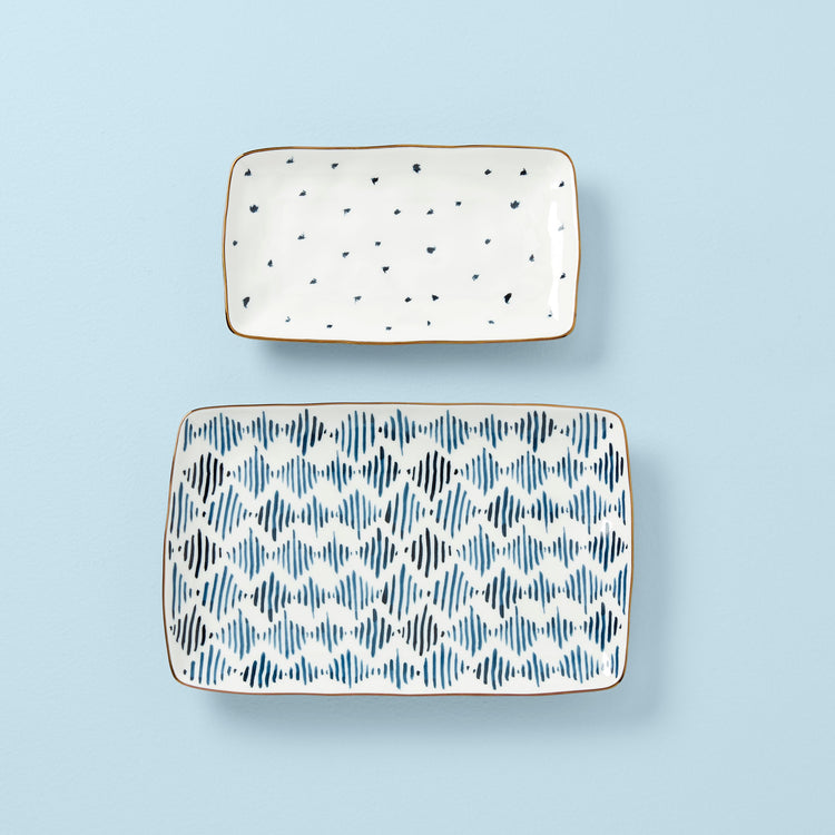 Blue Bay: Blue and White Dinnerware