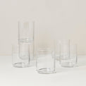 Tuscany Classics Stackable Clear Tall Glasses, Set of 6