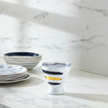 Blue Bay Stripe Stainless Steel Cocktail Tumbler