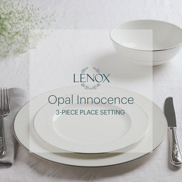 Opal Innocence 3-Piece Place Setting